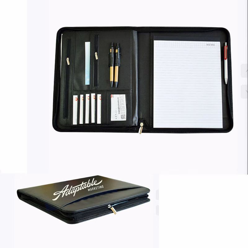 Multifunctional Leather Zipper Bag