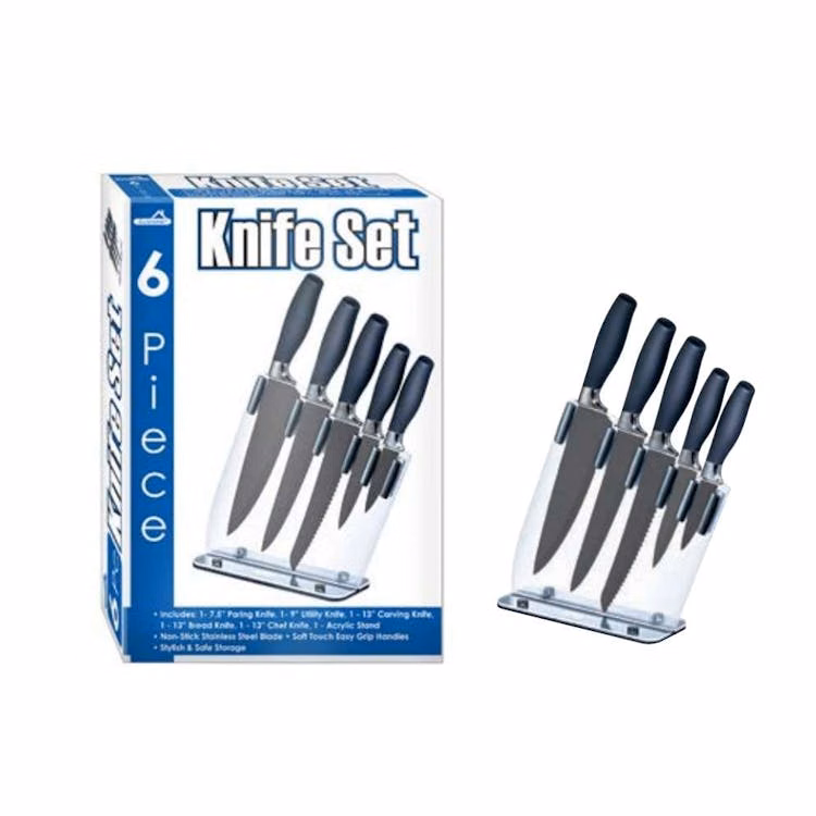 Stainless Steel Knife Set - 6pc