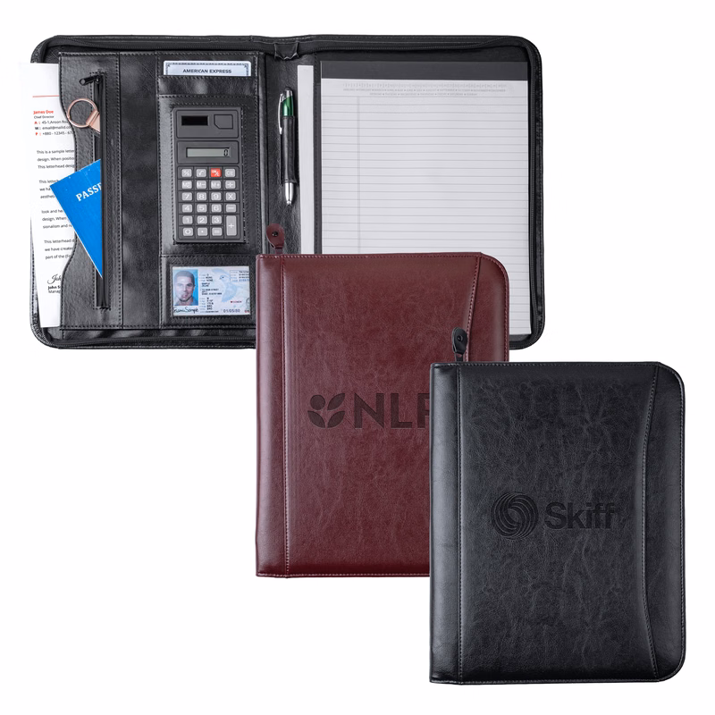 Office Zip Zipper Portfolio
