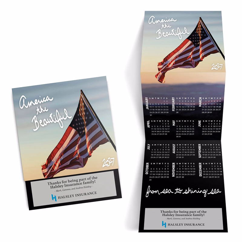 USA Trifold Calendar
