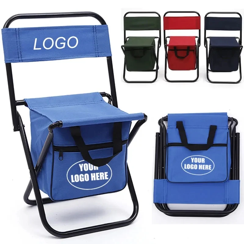 Portable Folding Fishing Chair with Cooler Bag 1