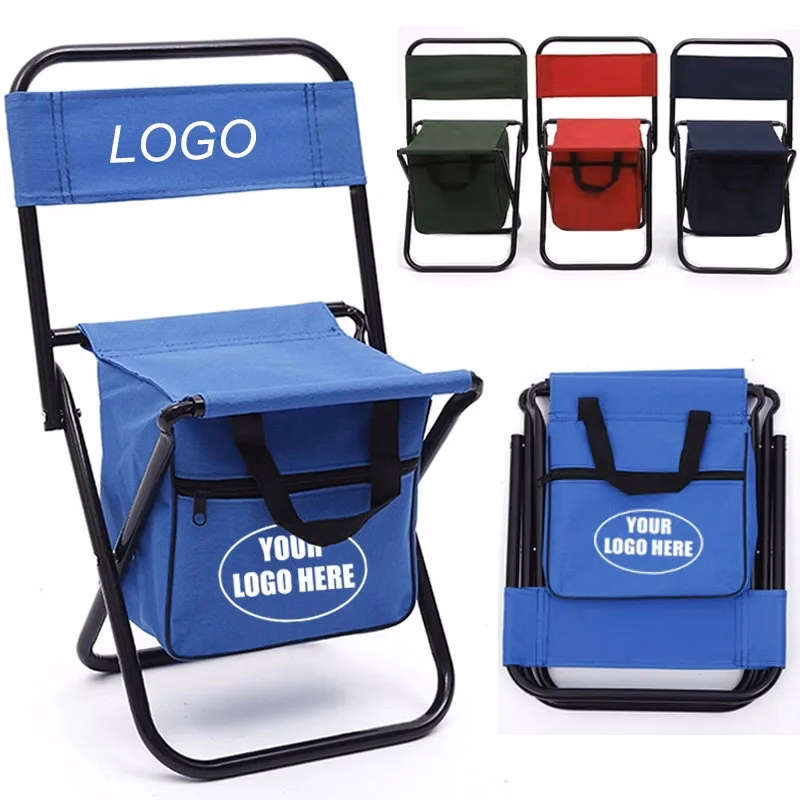 Portable Folding Fishing Chair with Cooler Bag