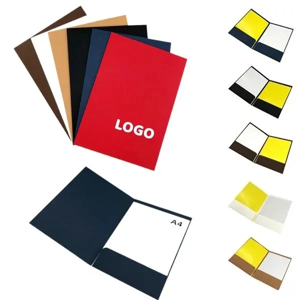 Paper Presentation Folders - Reinforced Two Pocket Design 1