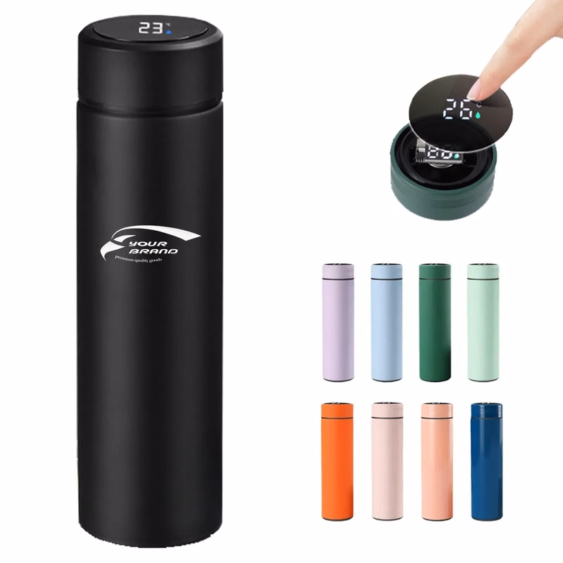 17oz With Temperature Display Travel Mug Water Bottle