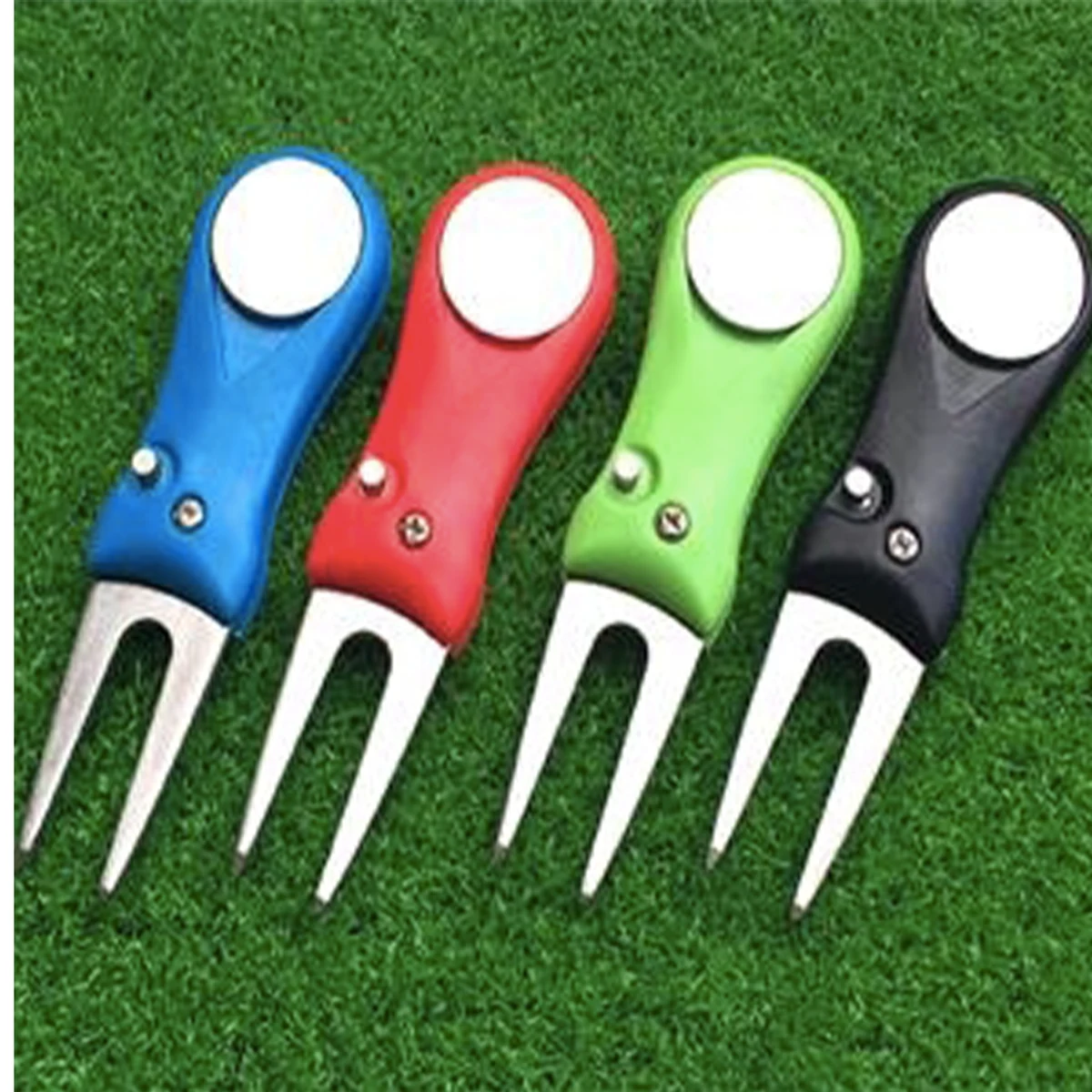 Foldable Repair Tool Magnetic Ball Marker Golf Pitch 1