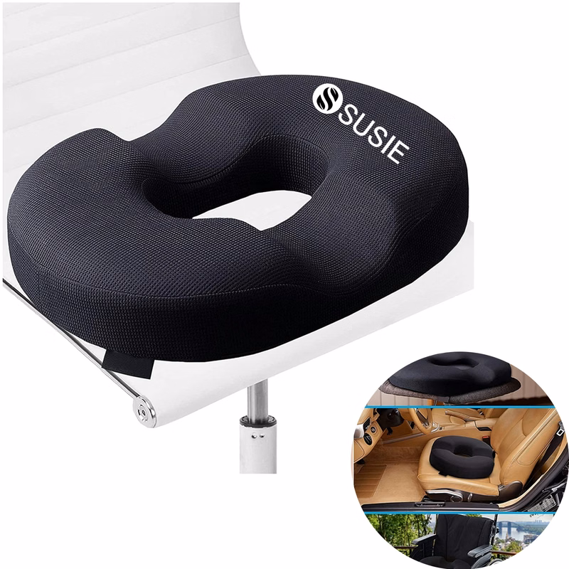 Memory Foam Donut Pillow Seat Cushion