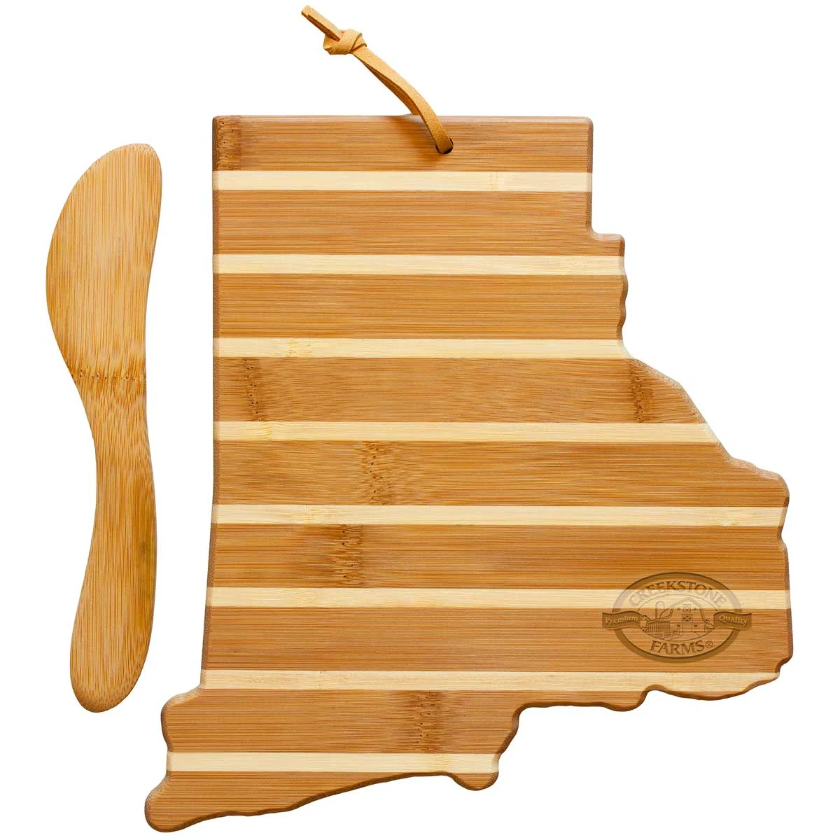 Rhode Island Charcuterie Board with Spreader Knife Gift Set 1