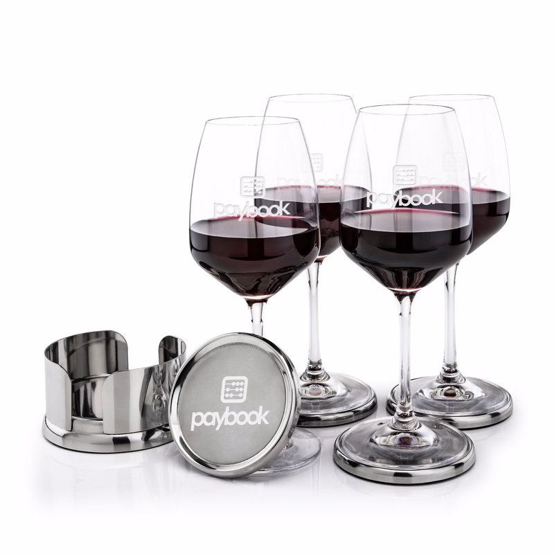 Baldoni Coasters & Oldham Wine Set