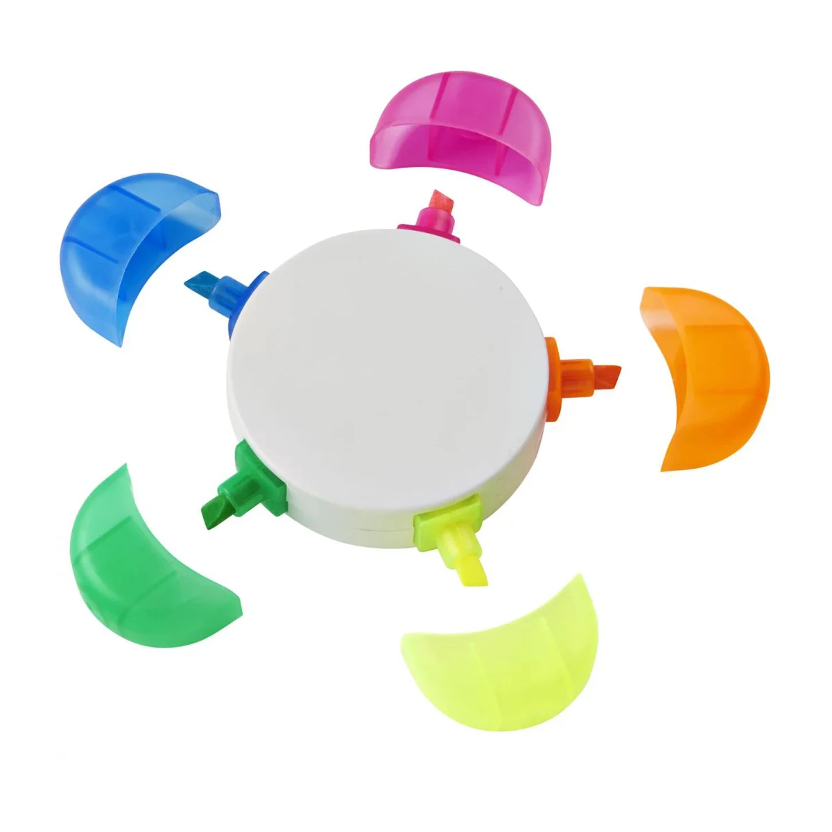 Flower Shaped 5 Color Highlighters 1