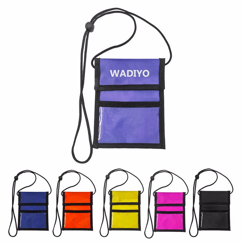 Badge Holder with Velcro Pocket