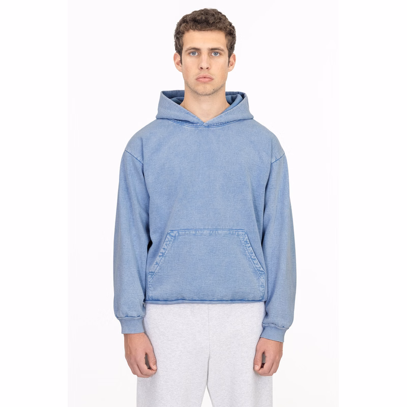 14 OZ MINERAL WASH HEAVY FLEECE HOODED PULLOVER