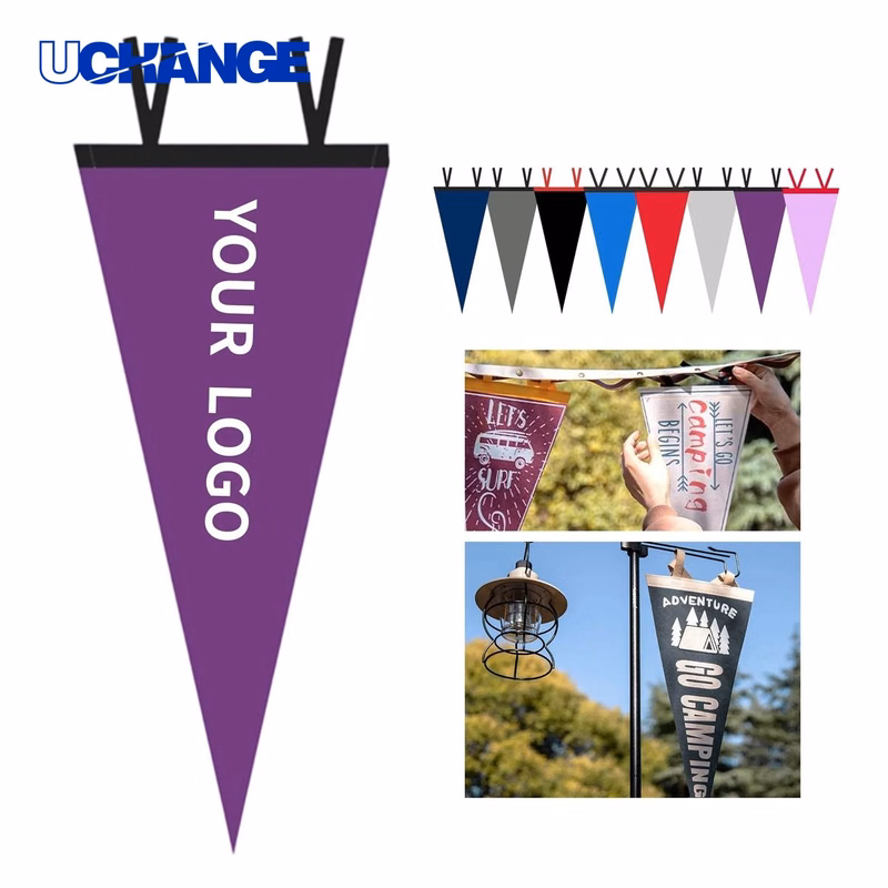 Felt School Spirit Pennant Full Color
