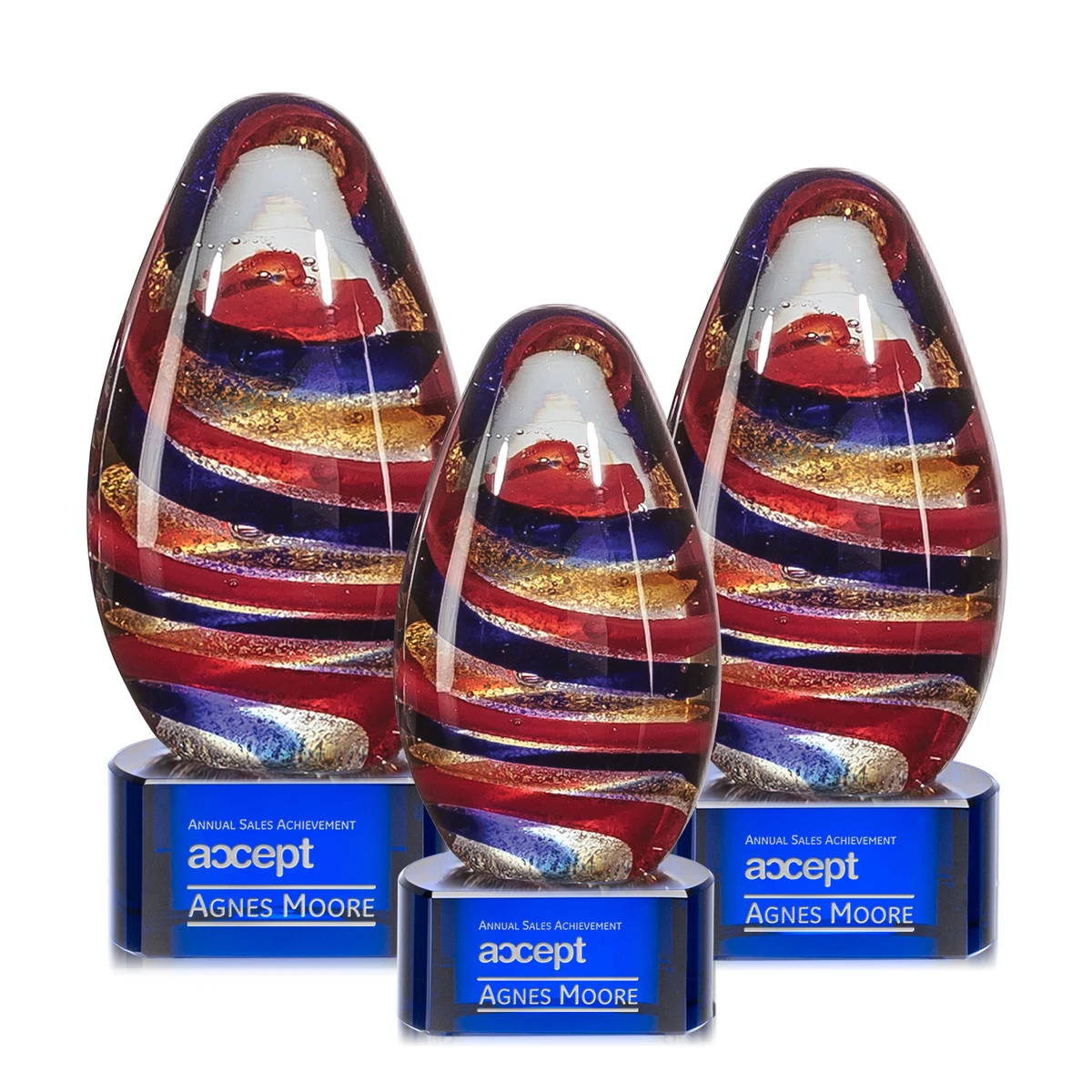 Zenith Award on Paragon Base - Blue 1