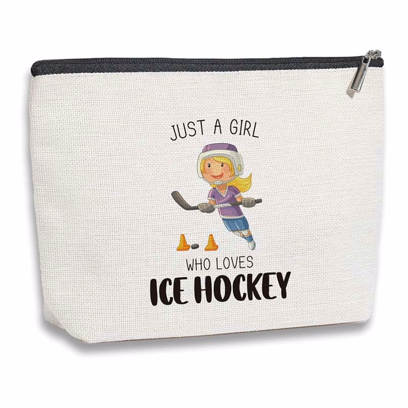 Inspirational Softball Makeup Bag Gift