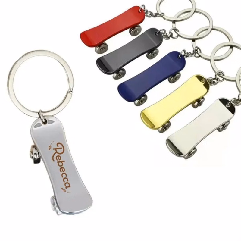 Custom Skateboard Keychain