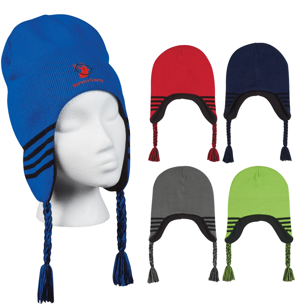 Ski Beanie With Ear Flaps 1