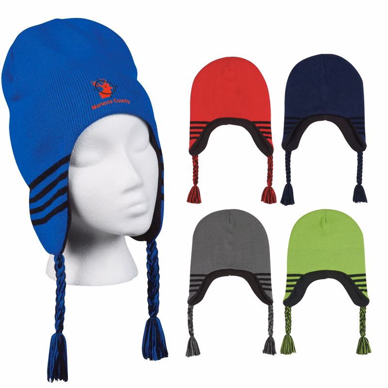 Ski Beanie With Ear Flaps