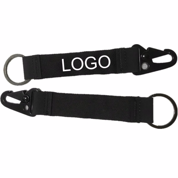 Tactical Gear Nylon Strap Belt Keychain