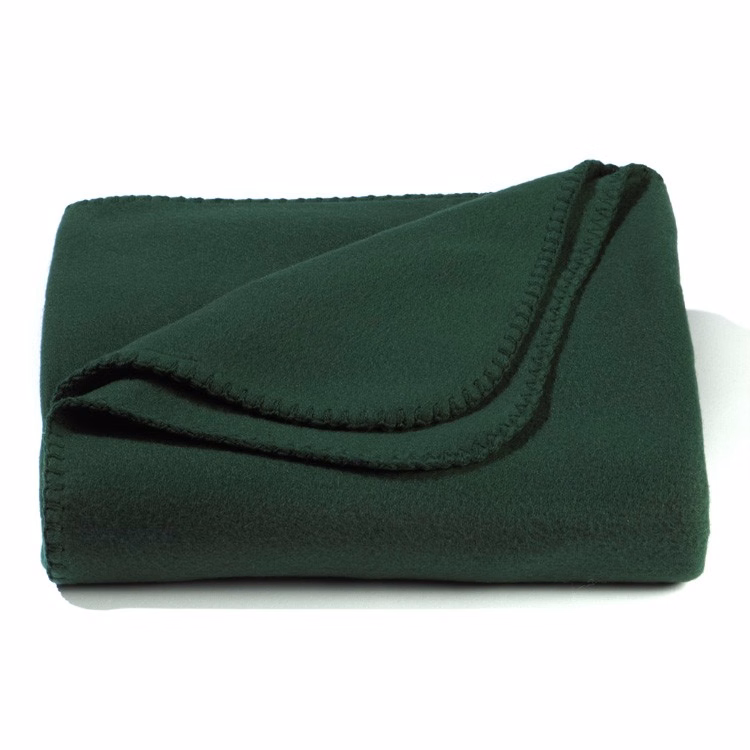 Hunter Green Value Fleece Blanket