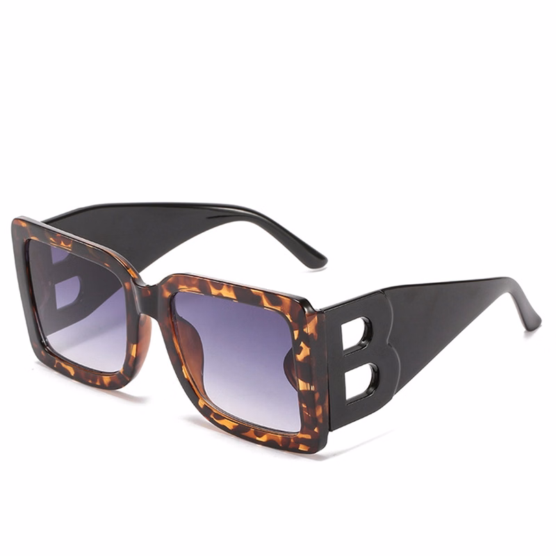 Oversized Big B Man Rectangle Sunglasses