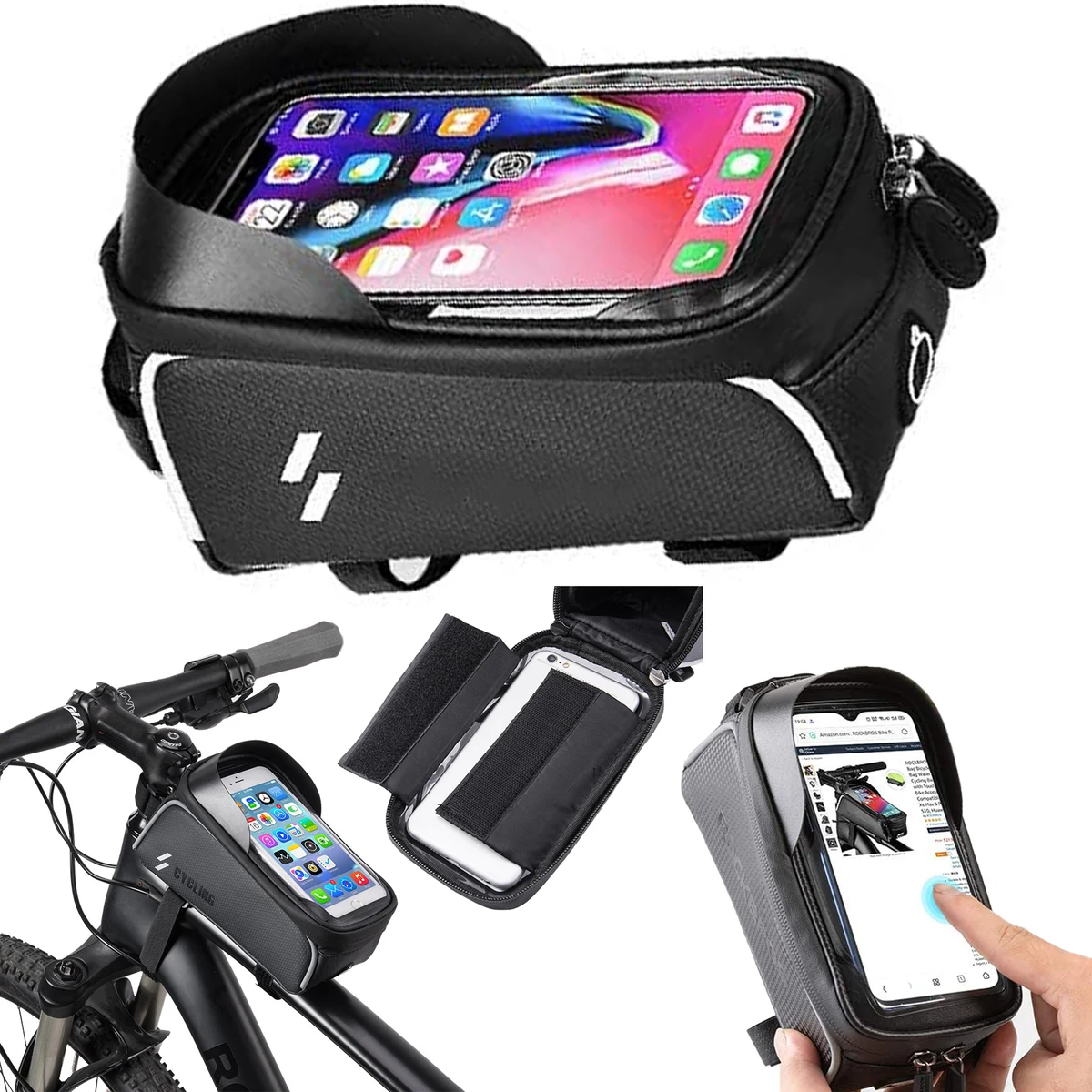 Bike Phone Front Frame Bag 1