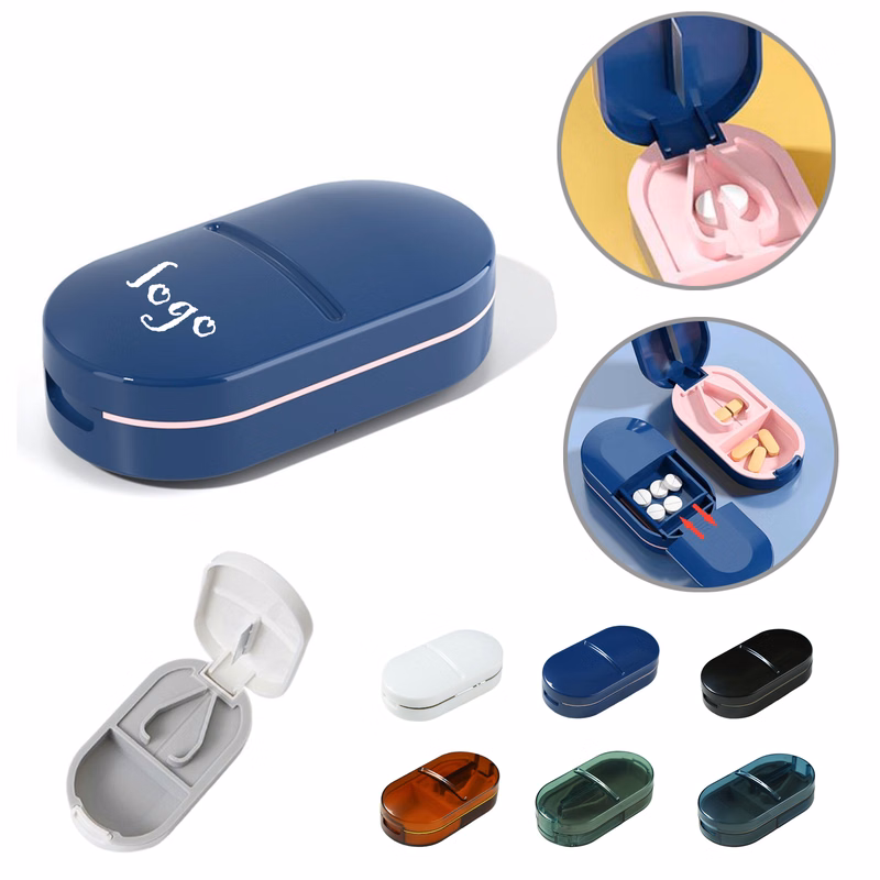 MOQ100 Compact Pill Cutter With Storage Box
