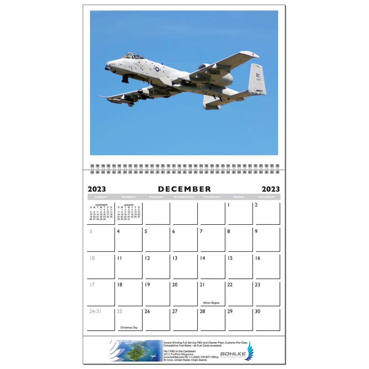 Military Aircraft 12 Month Wall Calendar 1