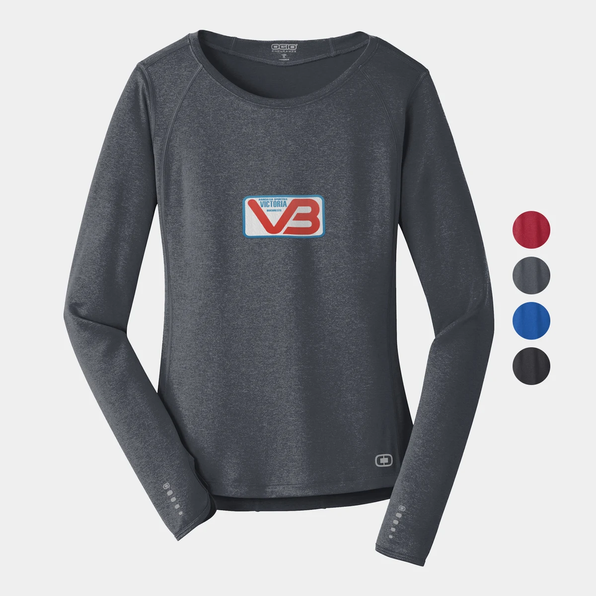 OGIO® Ladies Long Sleeve Pulse T-Shirt 1