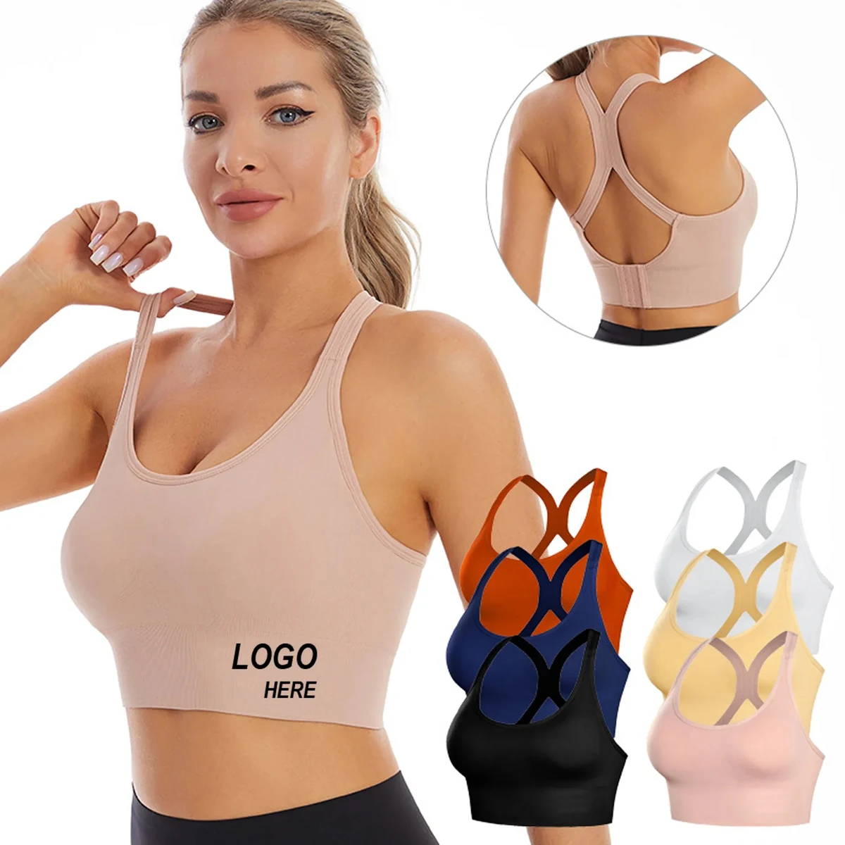 Cross Back Sports Bra 1