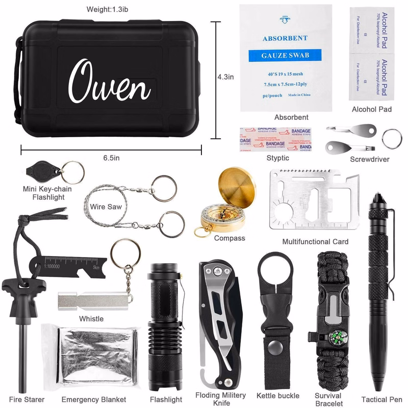 19-In-1 Outdoor Survival Kit