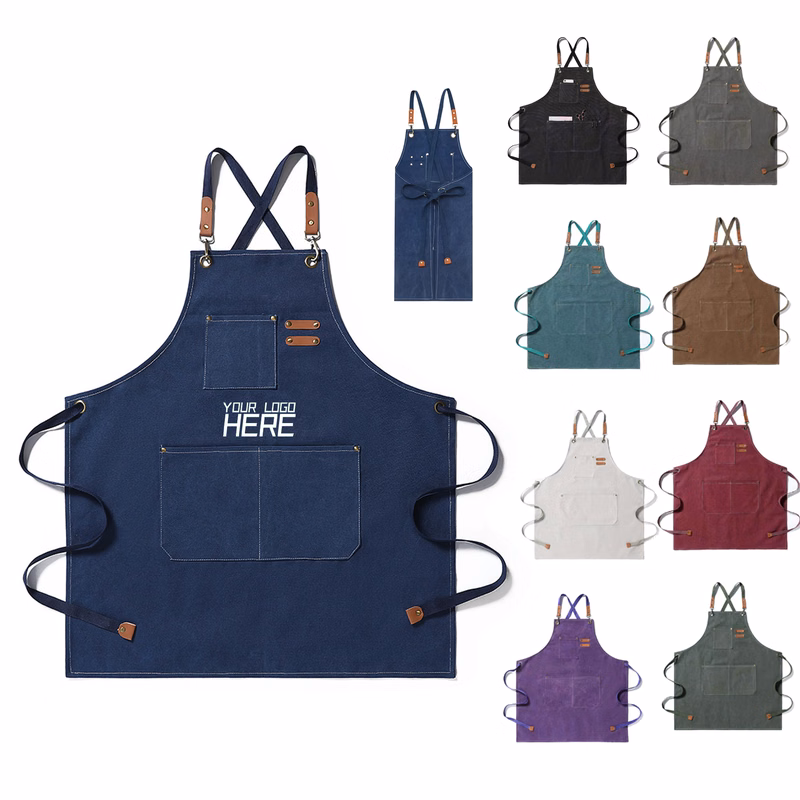 Unisex Adjustable Bibbed Apron