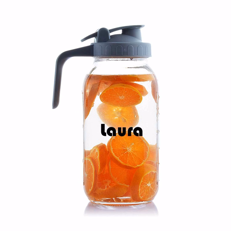 64oz Filter hand lid sports water bottle