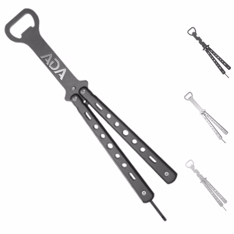 Multi-Functional Butterfly Bottle Opener Training Tool