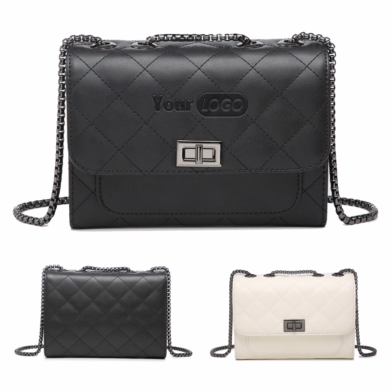 Leather Quilted Shoulder Crossbody Bags for Women