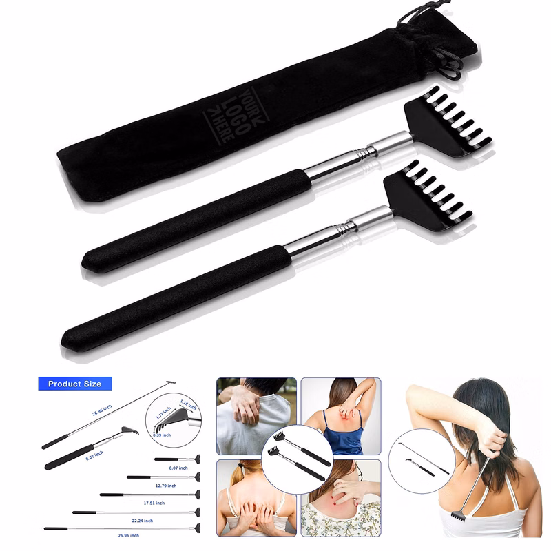 2 Pack Portable Extendable Back Scratcher