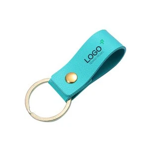 Stylish PU Leather Keychain With Key Ring Design 1