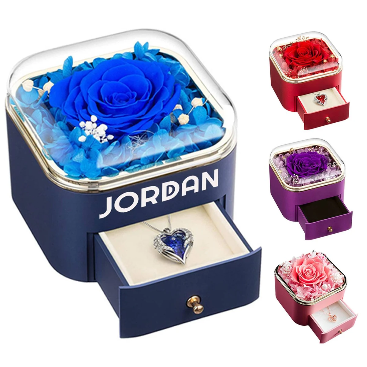 Eternal Flower Acrylic Jewelry Box 1