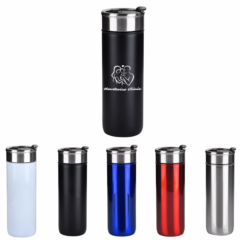 18 oz Stainless Steel Cup with Stopper