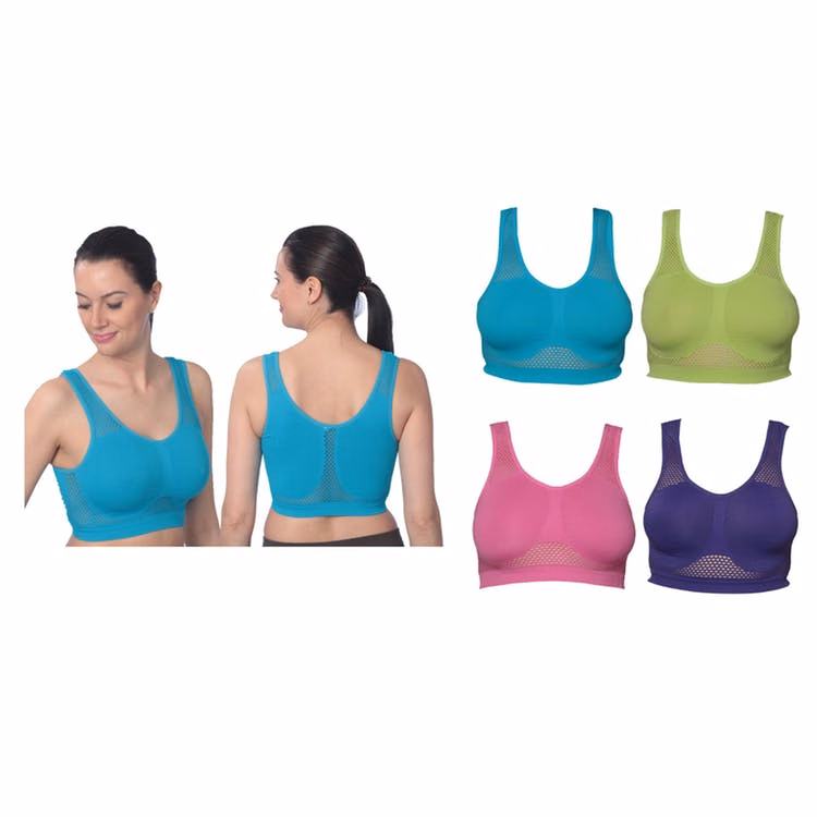 Women's Molded Sports Bras - Assorted Colors Sizes M-XL