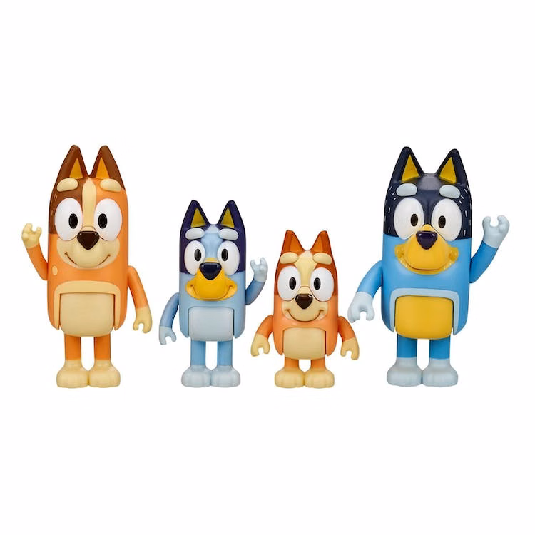 Bluey Figures - 4 Pack