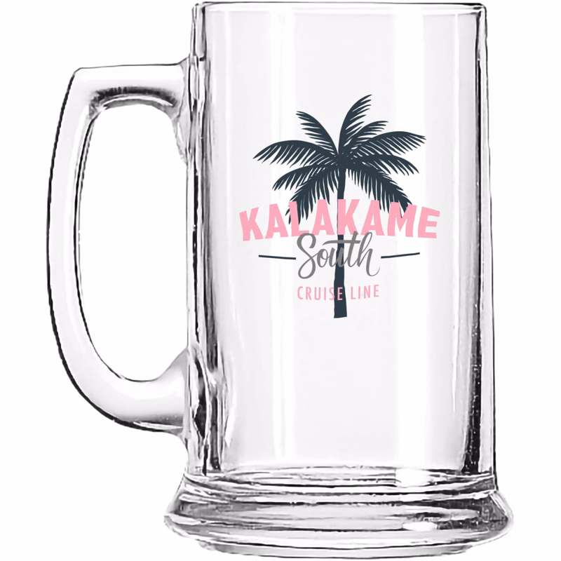 Glass Beer Mug 15oz