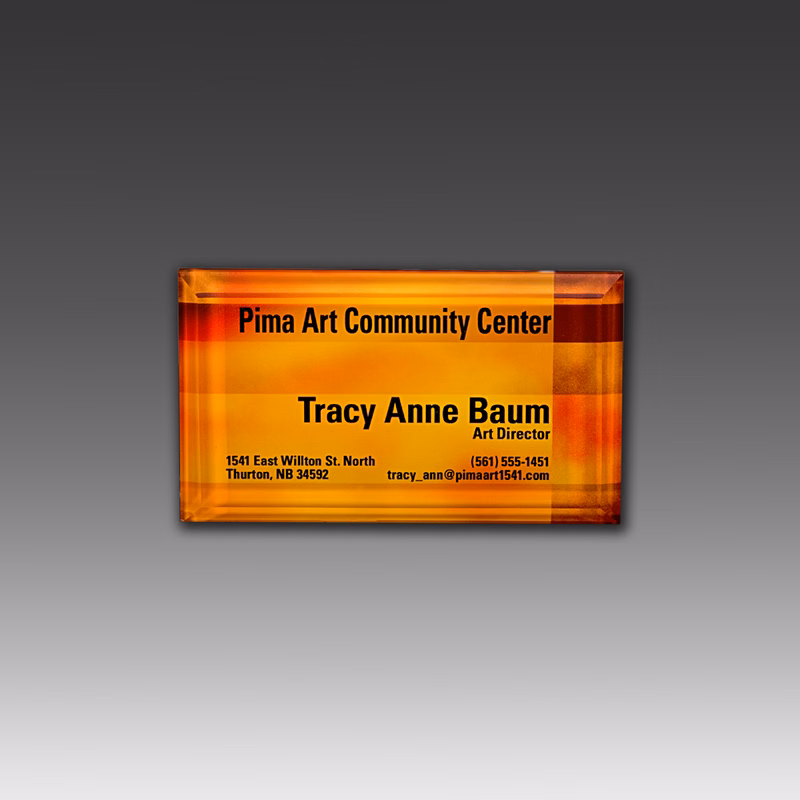 4" x 2.5" AcryliPrint HD Rectangle Paperweight