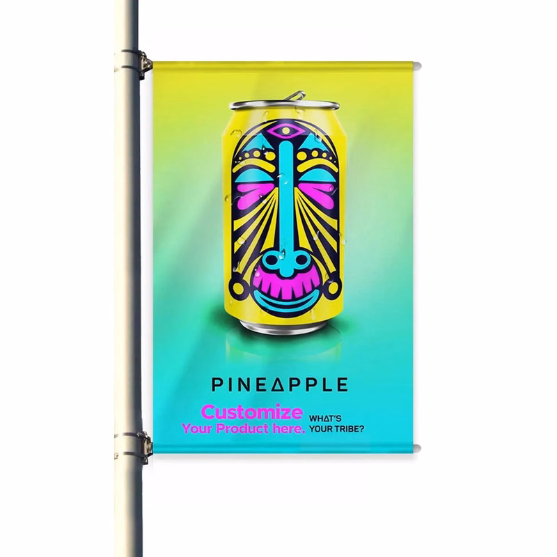 Custom Digitally Printed Vinyl Avenue Banner, Double-sided