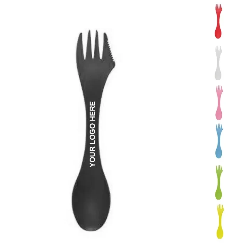 3-In-1 Plastic Spork Spoon 1