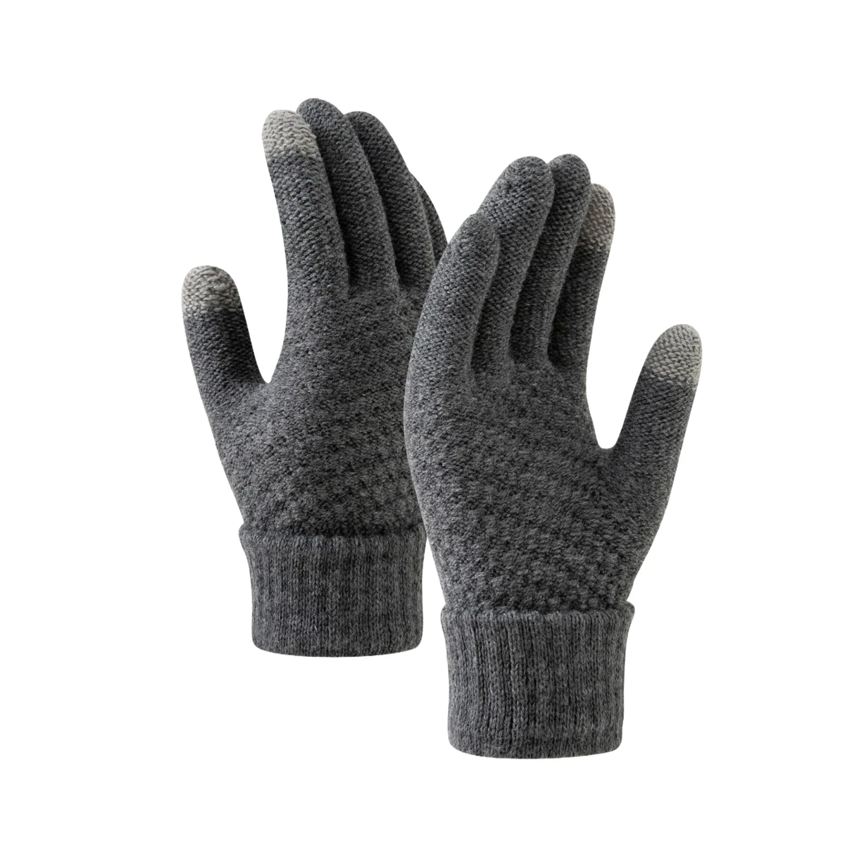 Gloves Cable Knit Warm w/Touchscreen 1