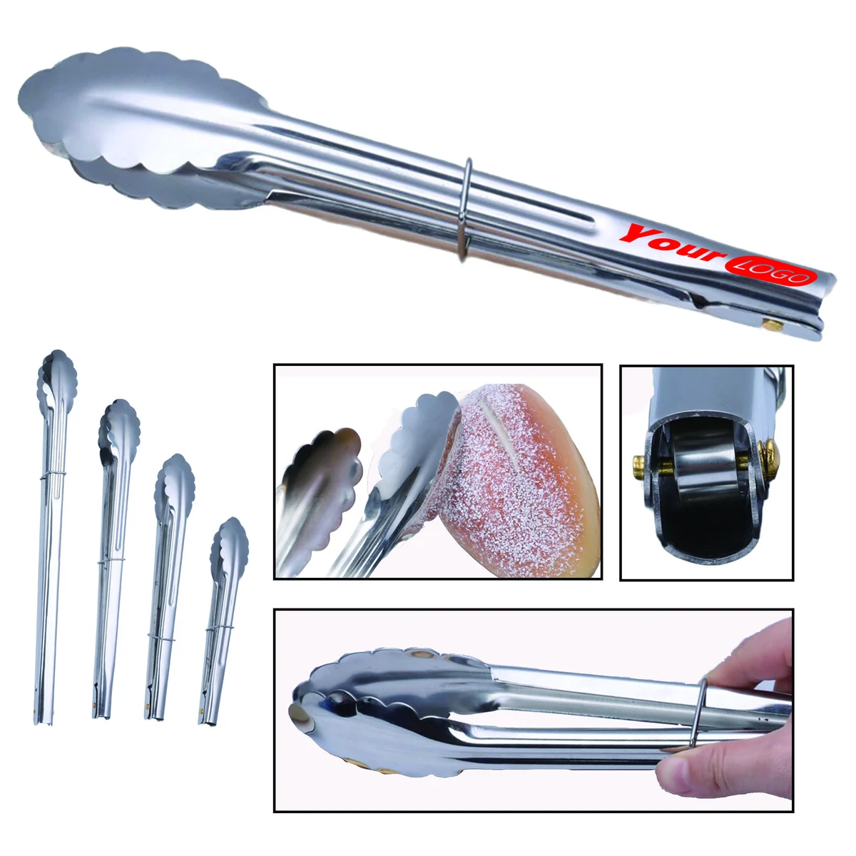 BBQ Stainless Steel Food Tongs 1