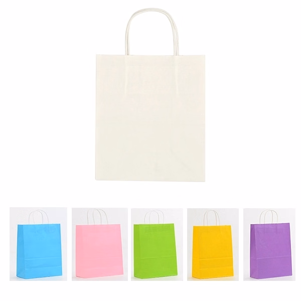 White Kraft Shopping Bag