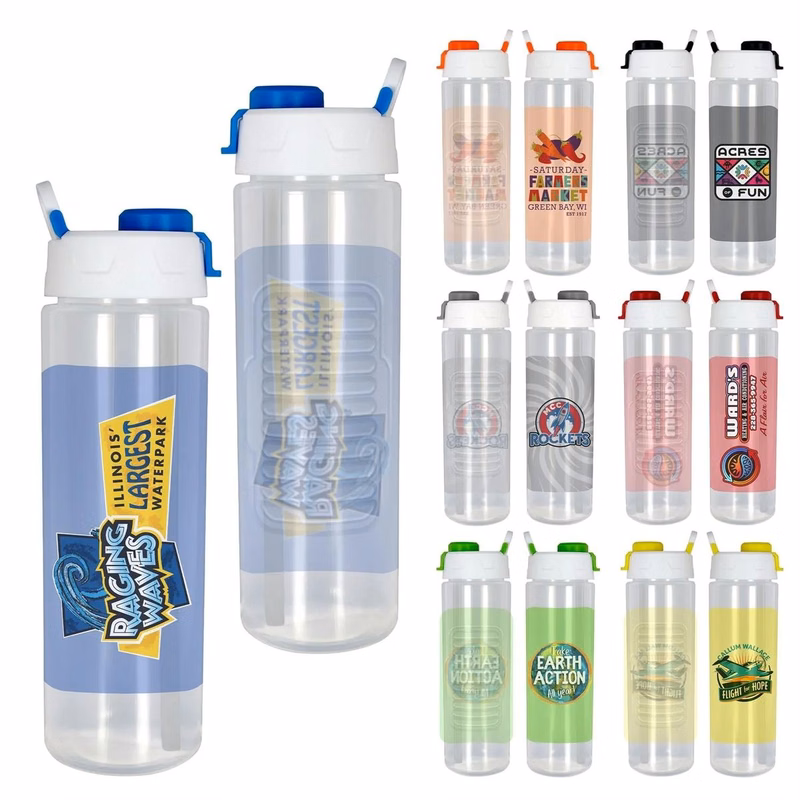 Sip or Swig 24 oz. Full Color Debossed Bottle