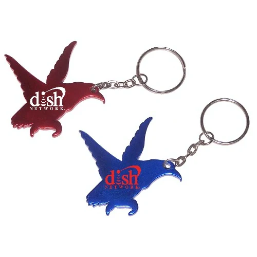 Eagle shape bottle opener with key chain 1
