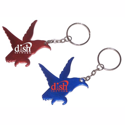 Eagle shape bottle opener with key chain